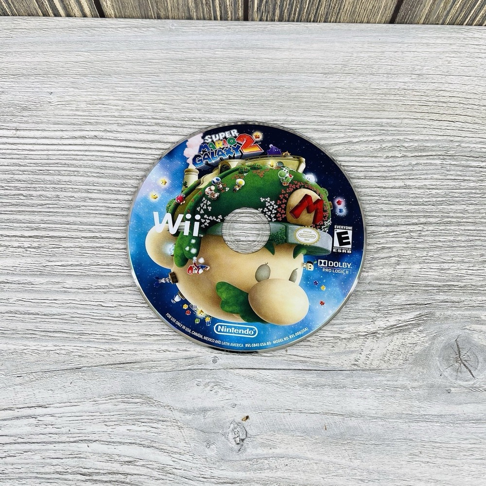 Super Mario Galaxy 2 (Nintendo Wii, 2010) Disc Only Tested Working